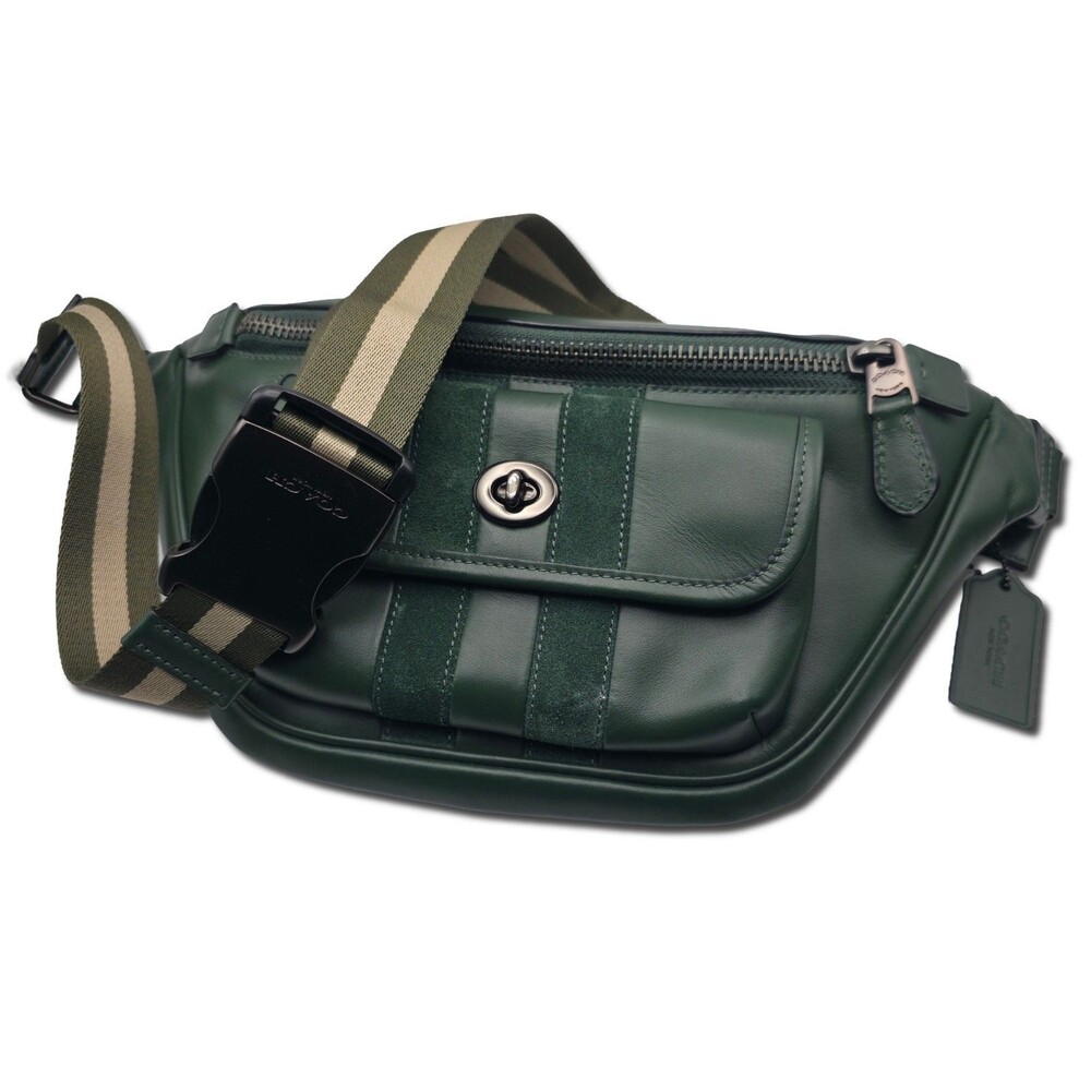 Heritage COACH Belt Bag / Clover Green